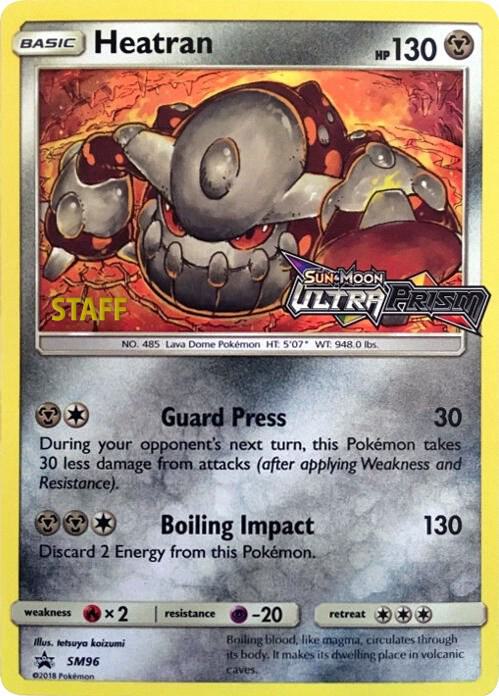 Heatran - SM96 (Prerelease) [Staff] - SM Promos