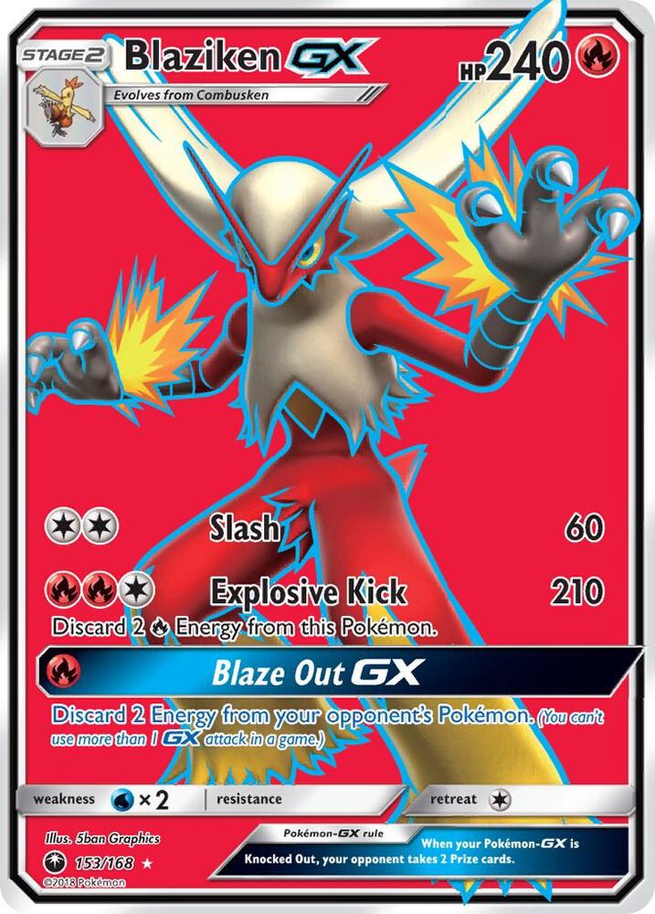 Blaziken GX (Full Art) - SM - Celestial Storm