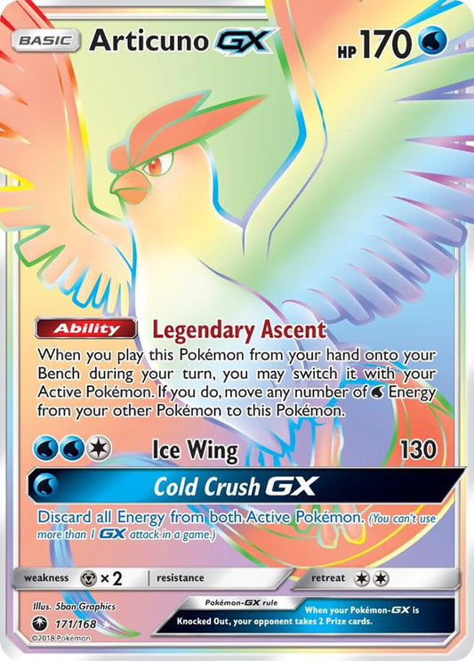 Articuno GX (Secret) - SM - Celestial Storm