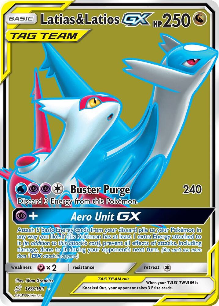 Latias & Latios GX (Full Art) - SM - Team Up