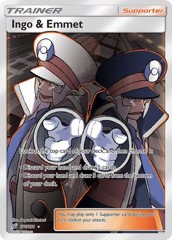 Ingo & Emmet (Full Art) - SM - Team Up