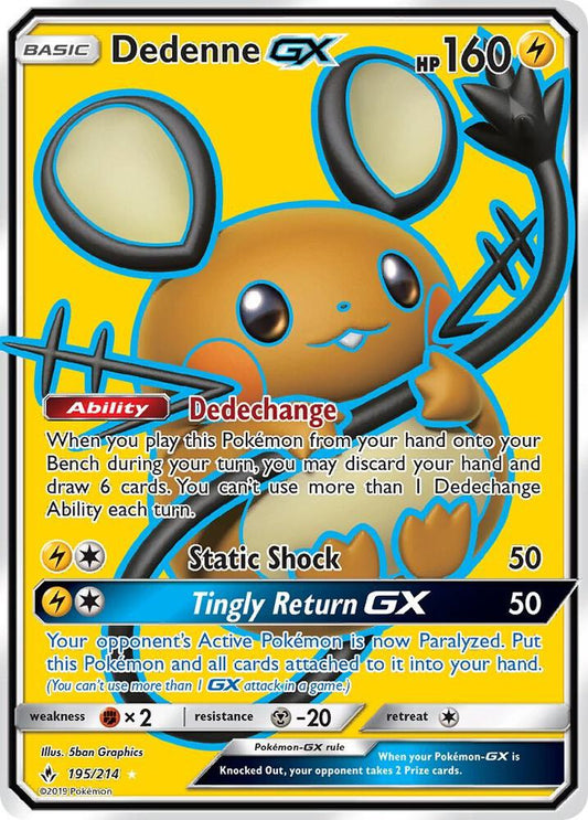 Dedenne GX (Full Art) - SM - Unbroken Bonds