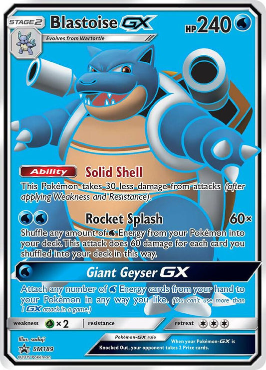 Blastoise GX - SM189 - SM Promos