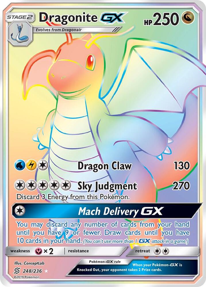 Dragonite GX (Secret) - SM - Unified Minds