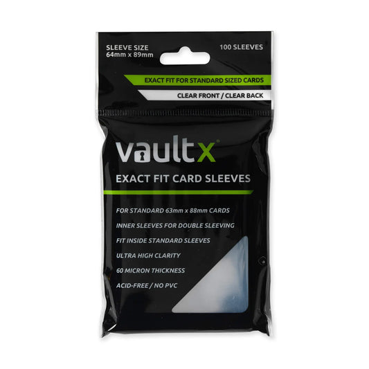 Vault X Exact Fit Card Sleeves 100pk