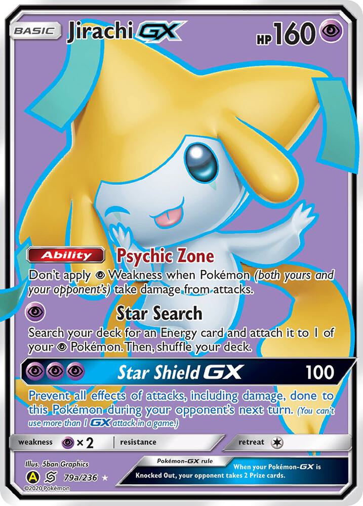 Jirachi GX - 79a/236 - Alternate Art Promos