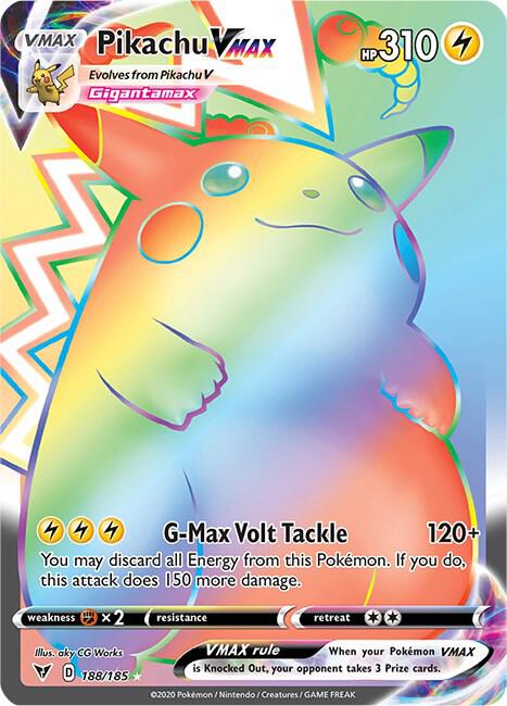 Pikachu VMAX (Secret) - SWSH04: Vivid Voltage