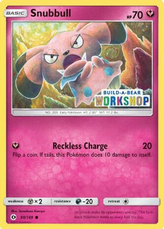Snubbull - 90/149 (Build-A-Bear Workshop Exclusive) - Miscellaneous Cards & Products