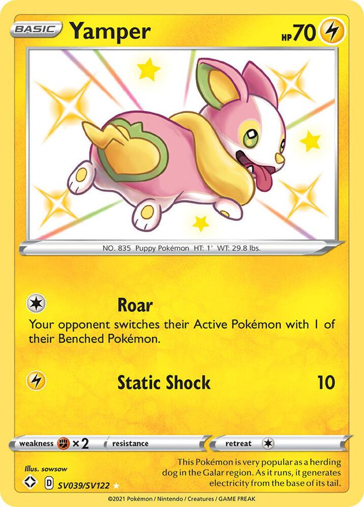 Yamper - Shining Fates: Shiny Vault