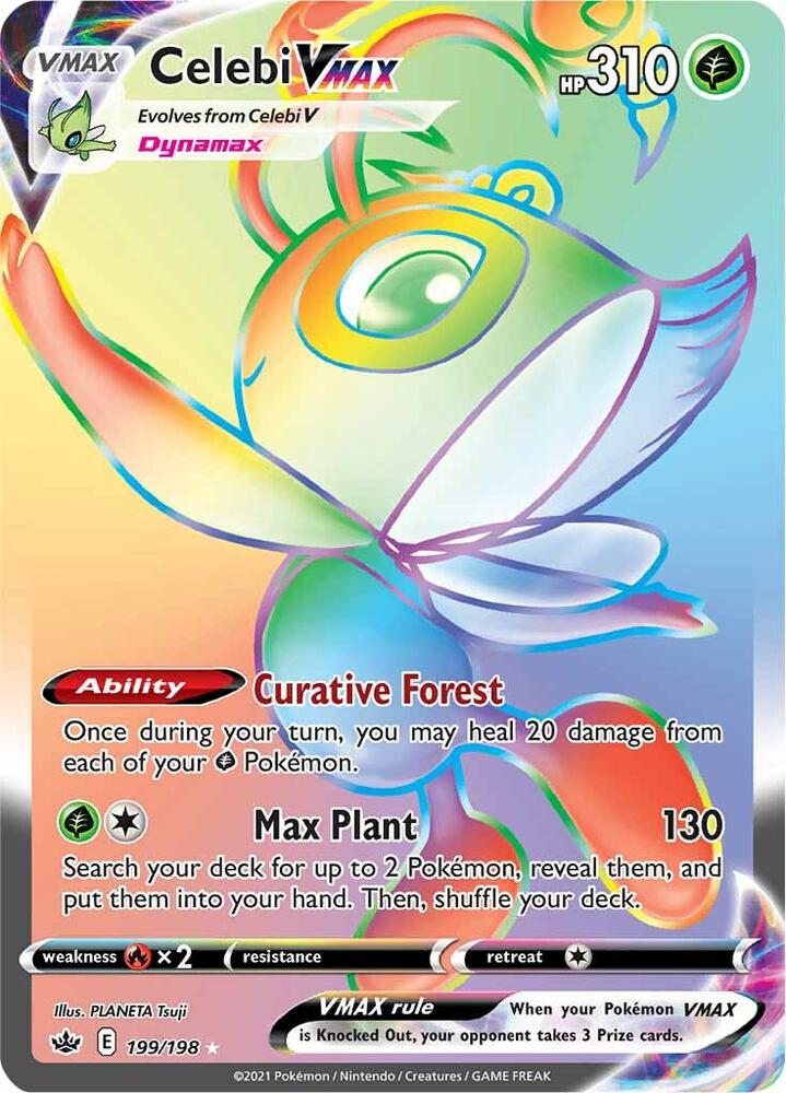 Celebi VMAX (Secret) - SWSH06: Chilling Reign