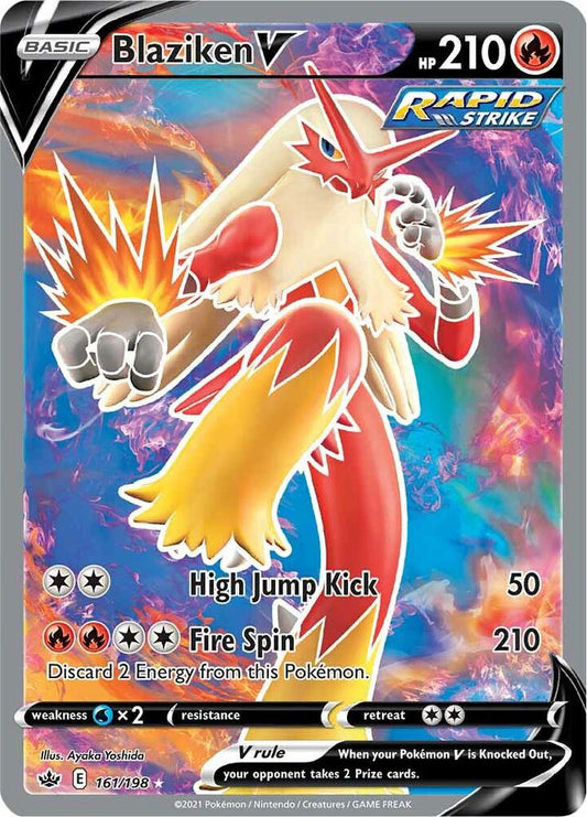 Blaziken V (Full Art) - SWSH06: Chilling Reign