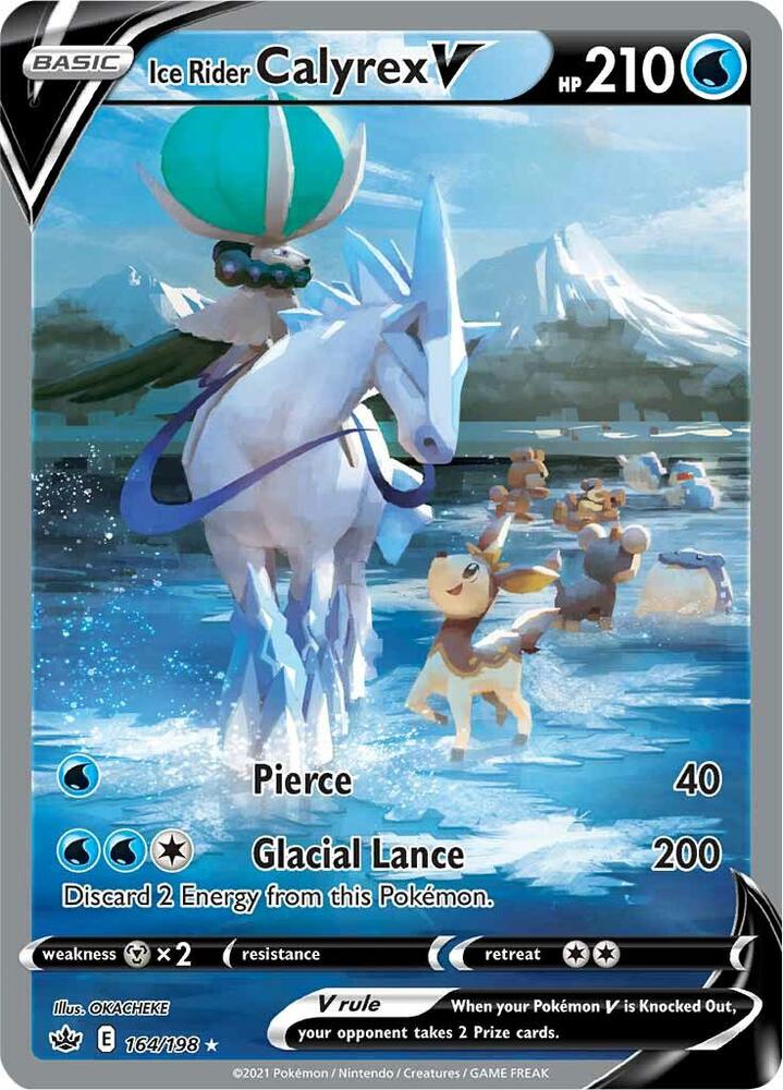 Ice Rider Calyrex V (Alternate Full Art) - SWSH06: Chilling Reign