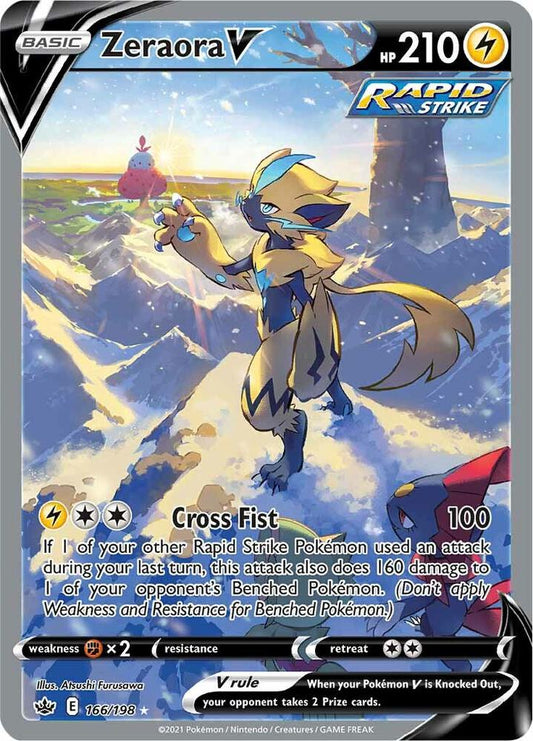 Zeraora V (Alternate Full Art) - SWSH06: Chilling Reign