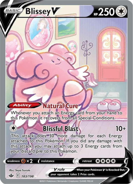 Blissey V (Alternate Full Art) - SWSH06: Chilling Reign