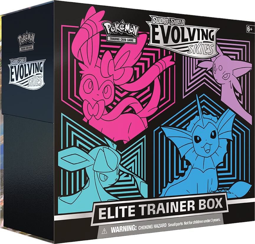 Evolving Skies Elite Trainer Box [Glaceon/Vaporeon/Sylveon/Espeon] - SWSH07: Evolving Skies