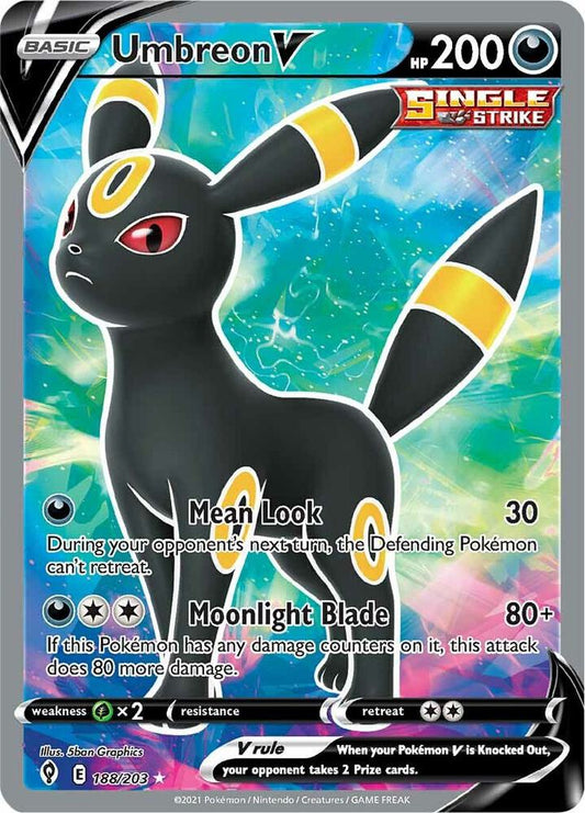 Umbreon V (Full Art) - SWSH07: Evolving Skies