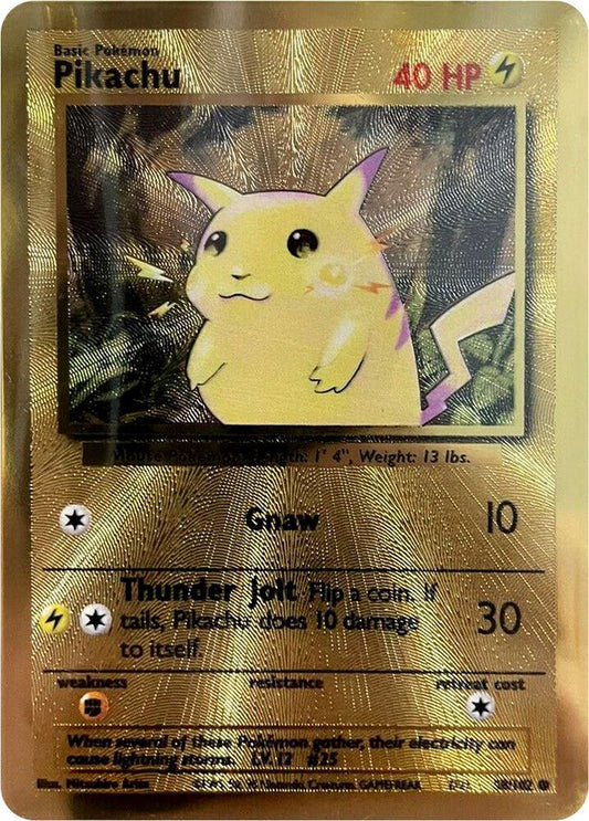 Pikachu - 58/102 (Celebrations Metal Card) - Miscellaneous Cards & Products