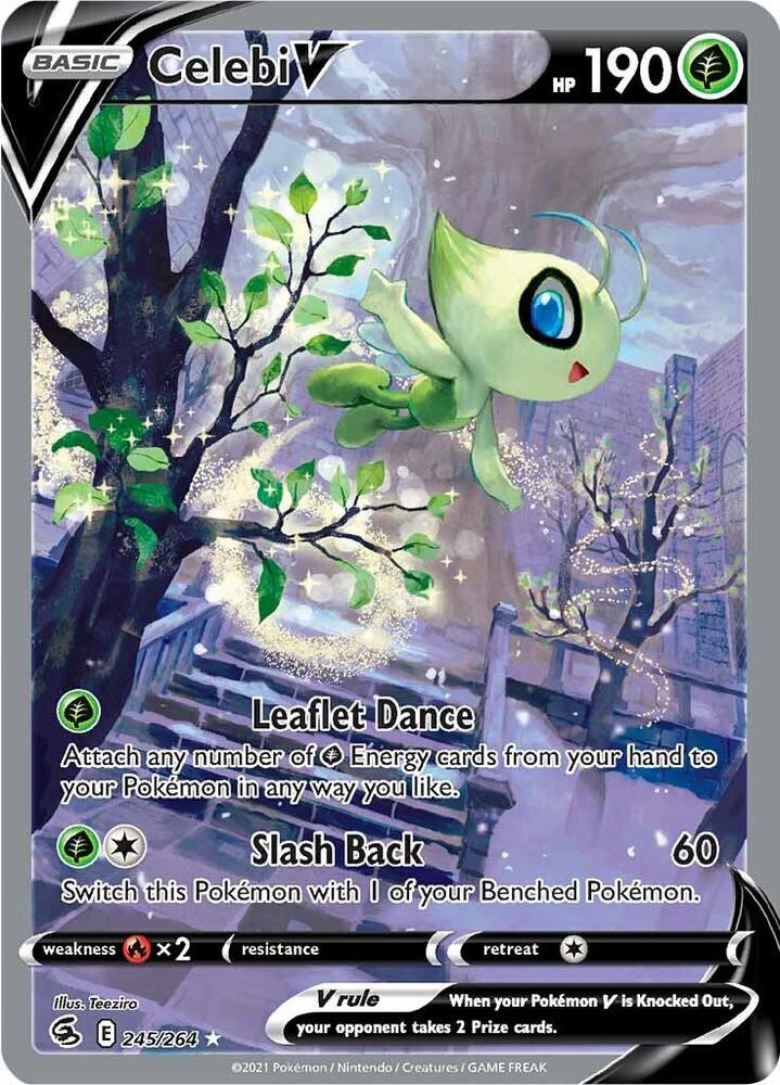 Celebi V (Alternate Full Art) - SWSH08: Fusion Strike