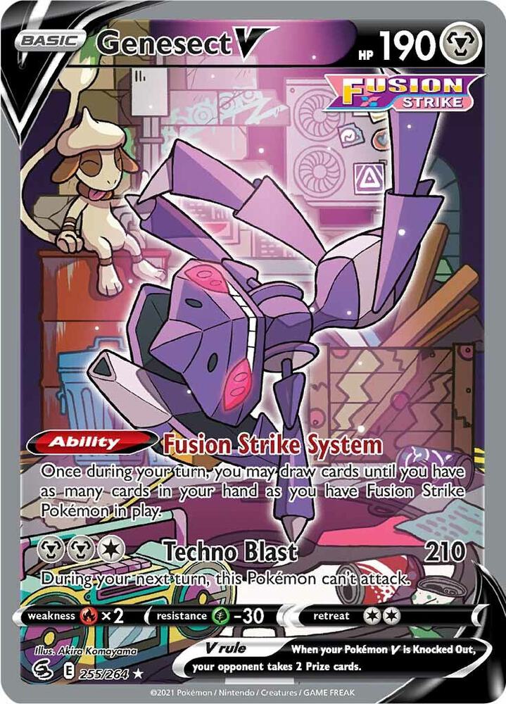 Genesect V (Alternate Full Art) - SWSH08: Fusion Strike