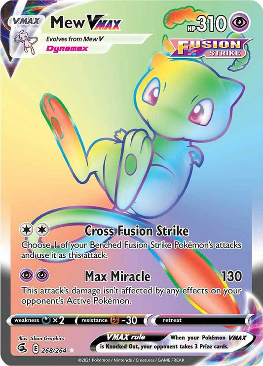 Mew VMAX (Secret) - SWSH08: Fusion Strike