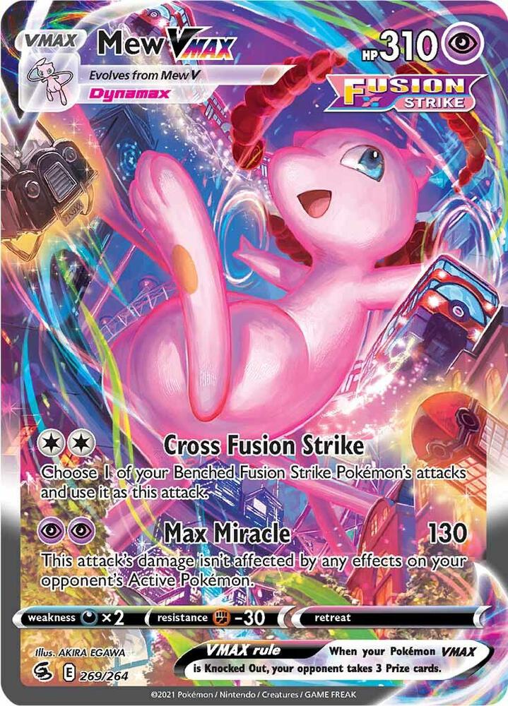 Mew VMAX (Alternate Art Secret) - SWSH08: Fusion Strike