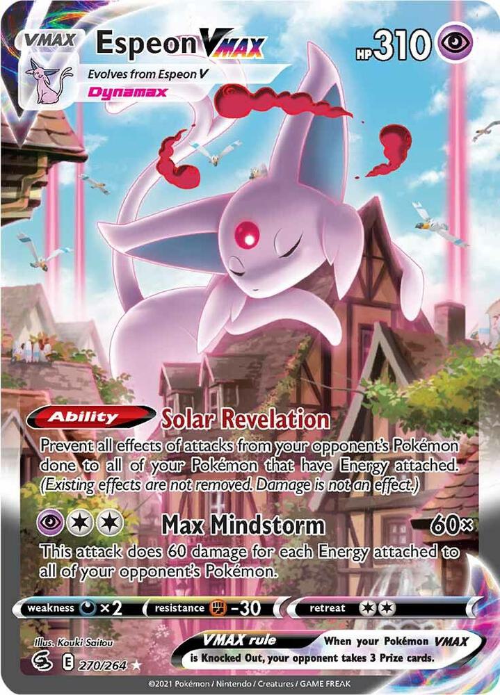 Espeon VMAX (Alternate Art Secret) - SWSH08: Fusion Strike