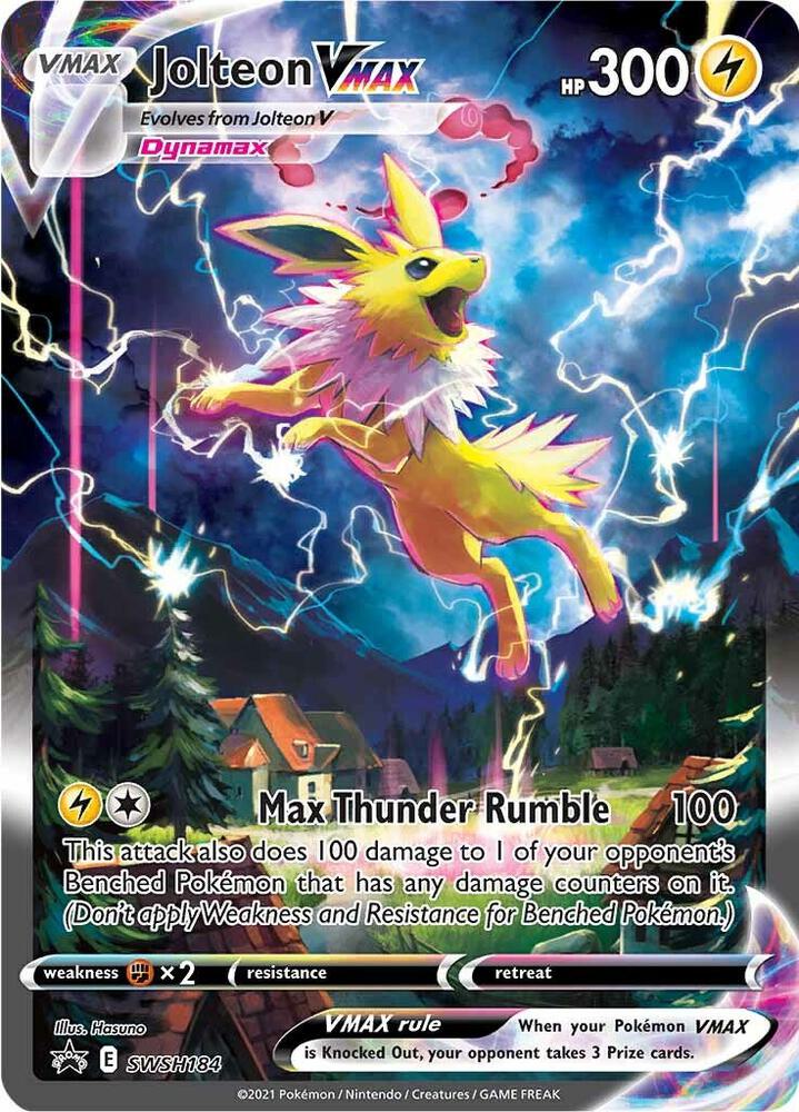 Jolteon VMAX - SWSH184 - SWSH: Sword & Shield Promo Cards