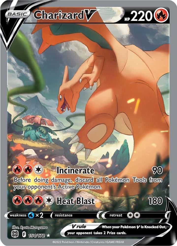 Charizard V (Alternate Full Art) - SWSH09: Brilliant Stars
