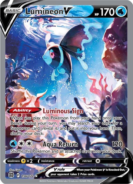 Lumineon V (Alternate Full Art) - SWSH09: Brilliant Stars