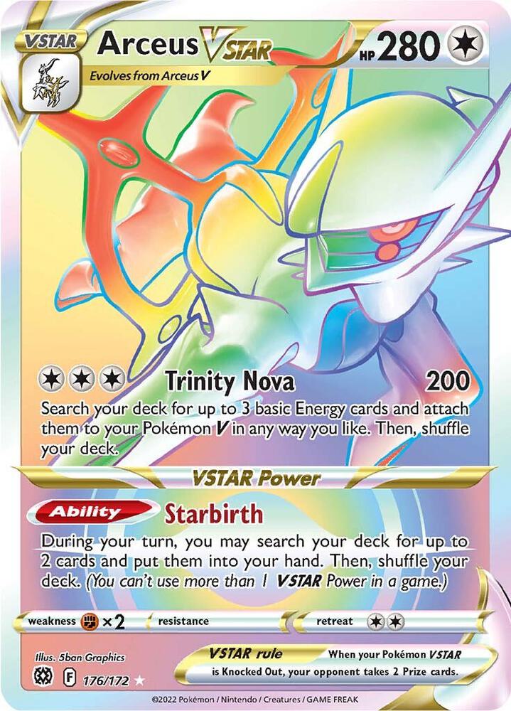 Arceus VSTAR (Secret) (176) - SWSH09: Brilliant Stars