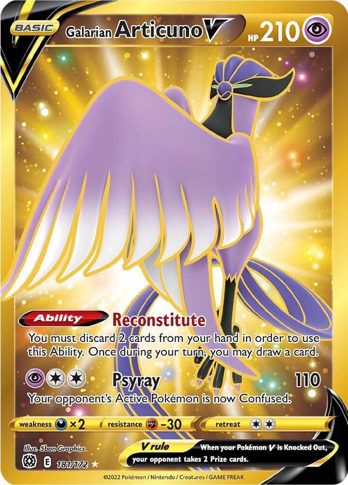 Galarian Articuno V (Secret) - SWSH09: Brilliant Stars