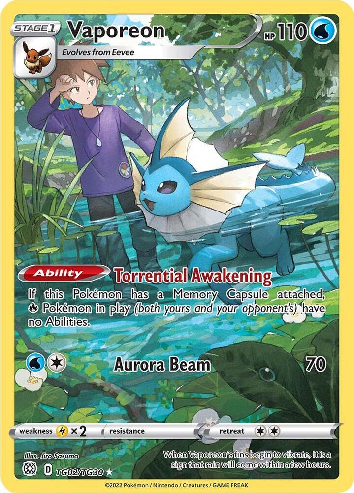 Vaporeon - SWSH09: Brilliant Stars Trainer Gallery