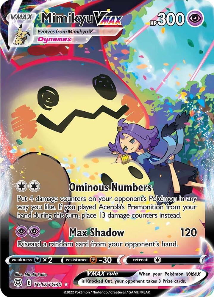 Mimikyu VMAX - SWSH09: Brilliant Stars Trainer Gallery