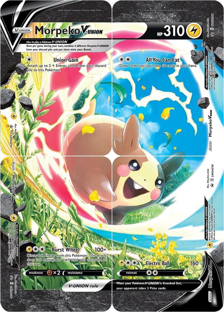 Morpeko V-Union [Set of 4] - SWSH: Sword & Shield Promo Cards
