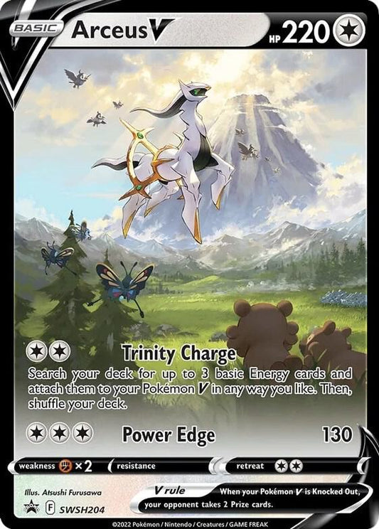 Arceus V - SWSH204 - SWSH: Sword & Shield Promo Cards