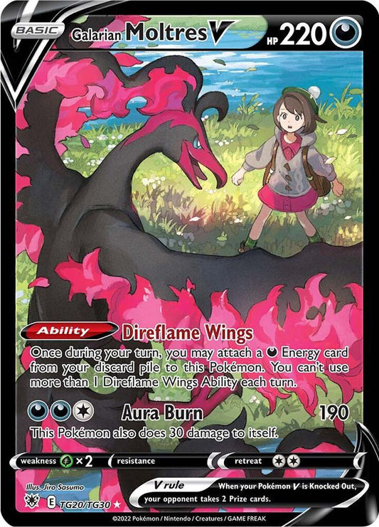 Galarian Moltres V - SWSH10: Astral Radiance Trainer Gallery
