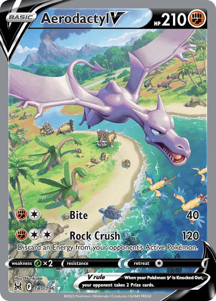 Aerodactyl V (Alternate Full Art) - SWSH11: Lost Origin