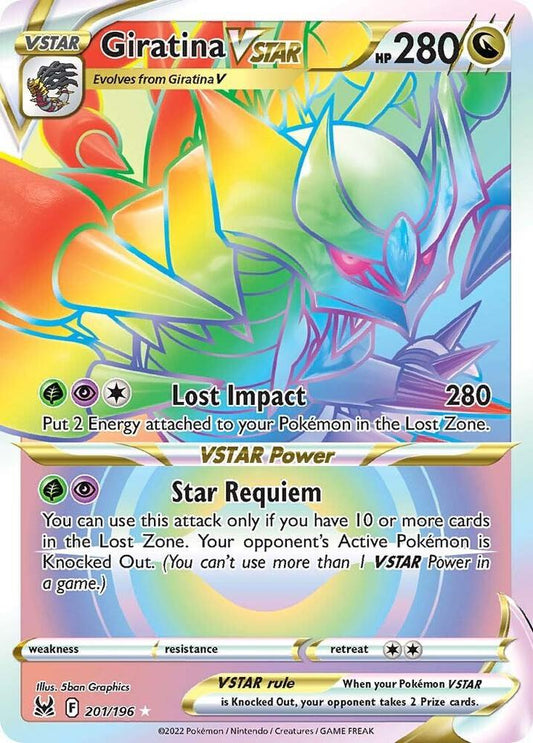 Giratina VSTAR (201) (Secret) - SWSH11: Lost Origin