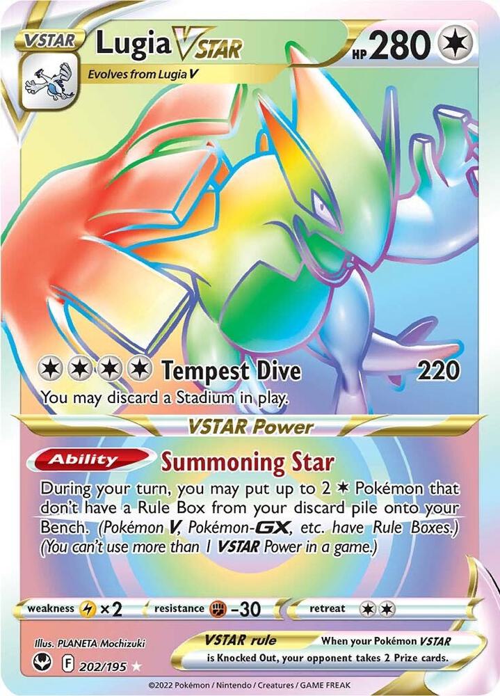 Lugia VSTAR (Secret) (202) - SWSH12: Silver Tempest