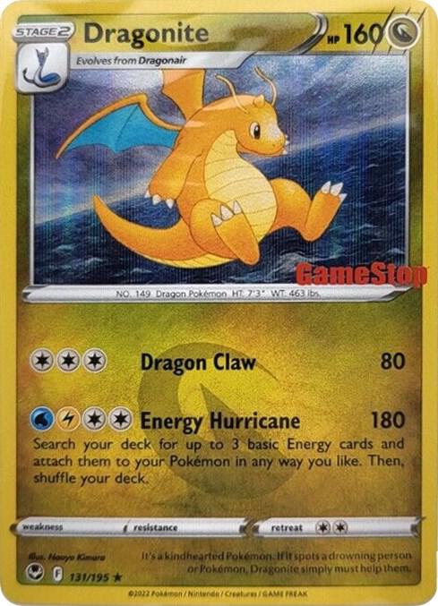 Dragonite - 131/195 (Gamestop Exclusive) - Miscellaneous Cards & Products