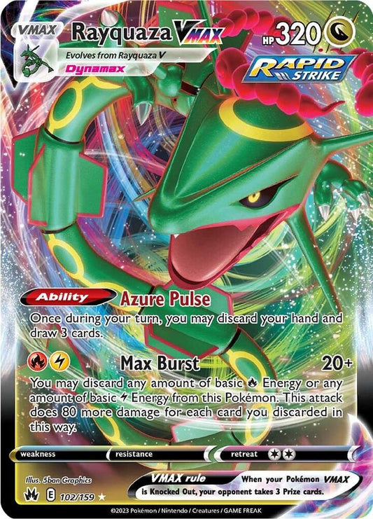 Rayquaza VMAX (102) - SWSH: Crown Zenith