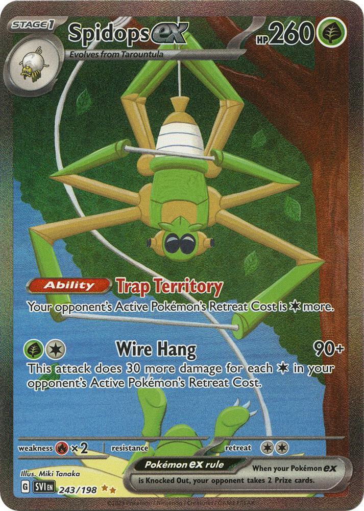 Spidops ex - 243/198 - SV01: Scarlet & Violet Base Set
