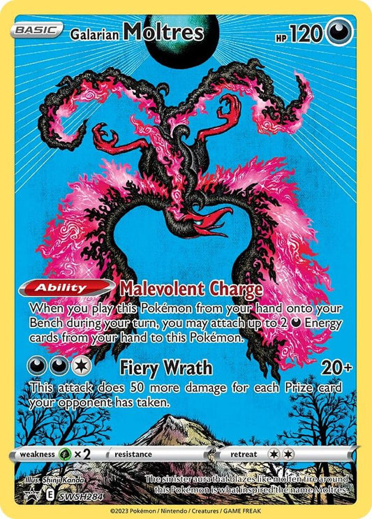 Galarian Moltres - SWSH284 - SWSH: Sword & Shield Promo Cards
