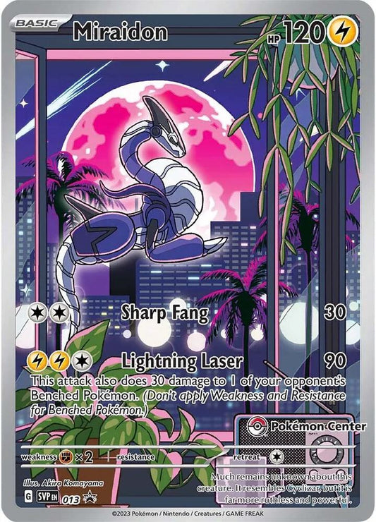 Miraidon - 013 (Pokemon Center Exclusive) - SV: Scarlet & Violet Promo Cards