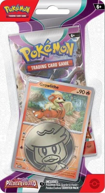 Paldea Evolved Single Pack Blister [Growlithe] - SV02: Paldea Evolved