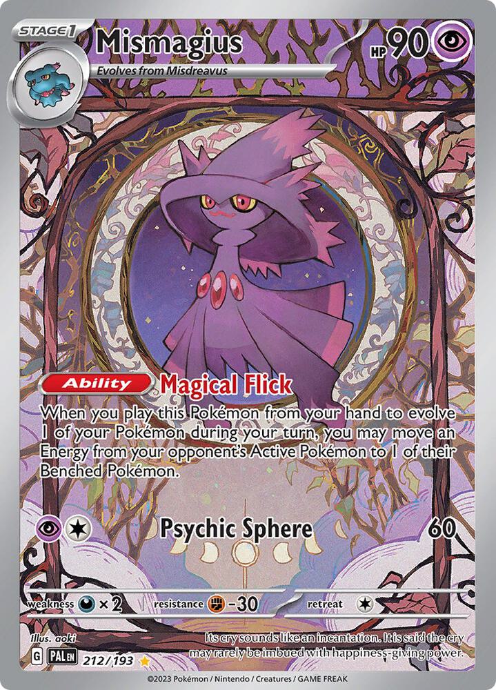 Mismagius - 212/193 - SV02: Paldea Evolved