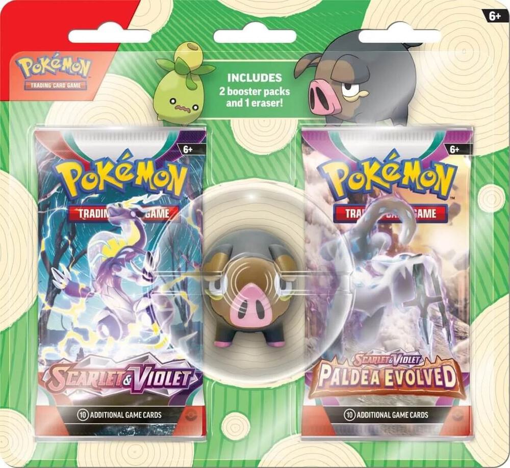 Pokemon TCG: Back to School Eraser Blister [Lechonk] - Miscellaneous Cards & Products