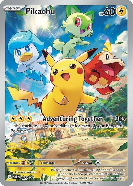Pikachu - 027 - SV: Scarlet & Violet Promo Cards