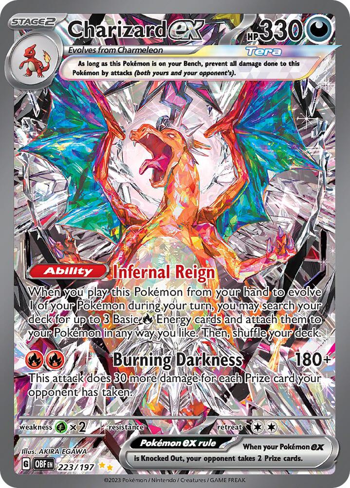 Charizard ex - 223/197 - SV03: Obsidian Flames