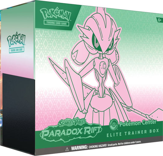 Paradox Rift Pokemon Center Elite Trainer Box (Exclusive) [Iron Valiant] - SV04: Paradox Rift